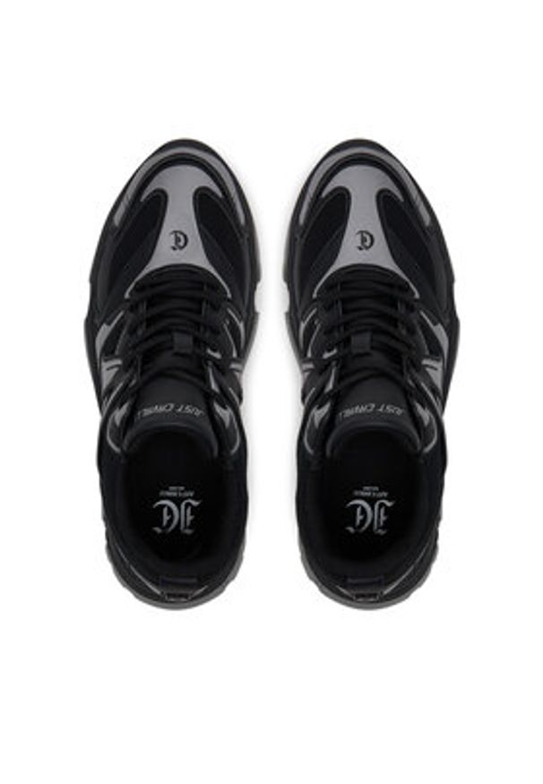 Just Cavalli Sneakersy 78QA3SH6 ZSC49 Czarny. Kolor: czarny. Materiał: materiał