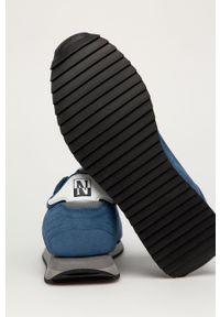 Napapijri - Buty. Nosek buta: okrągły. Zapięcie: sznurówki. Kolor: niebieski. Materiał: guma #4