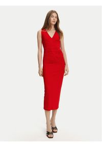 Marella Sukienka koktajlowa Harald 2513621022 Czerwony Slim Fit. Kolor: czerwony. Materiał: syntetyk. Styl: wizytowy
