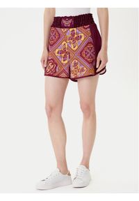 Adidas - adidas Szorty sportowe FARM Premium JW4482 Bordowy Loose Fit. Kolor: czerwony. Materiał: syntetyk