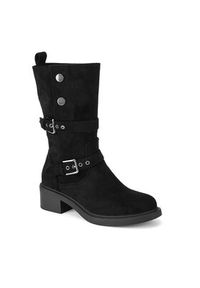 Jenny Fairy Kozaki WFA2881-1 Czarny. Kolor: czarny. Materiał: materiał #7