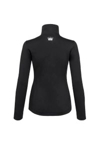Bluza jeździecka damska EQUESTRIAN QUEEN Elvira 25SS zasuwana. Kolor: czarny, szary, wielokolorowy. Materiał: materiał