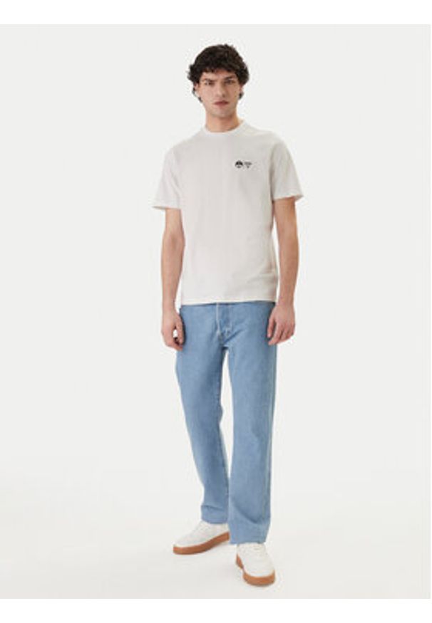 Guess T-Shirt GUESS x NORTH SAILS M6GI46 K3495 Biały Regular Fit. Kolor: biały. Materiał: bawełna