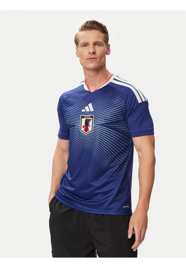 Adidas - adidas Koszulka techniczna Japan 26/27 Home KD3345 Granatowy Slim Fit. Kolor: niebieski. Materiał: syntetyk
