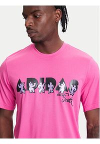 Adidas - adidas T-Shirt Jeremy Scott JL7619 Różowy Regular Fit. Kolor: różowy. Materiał: syntetyk