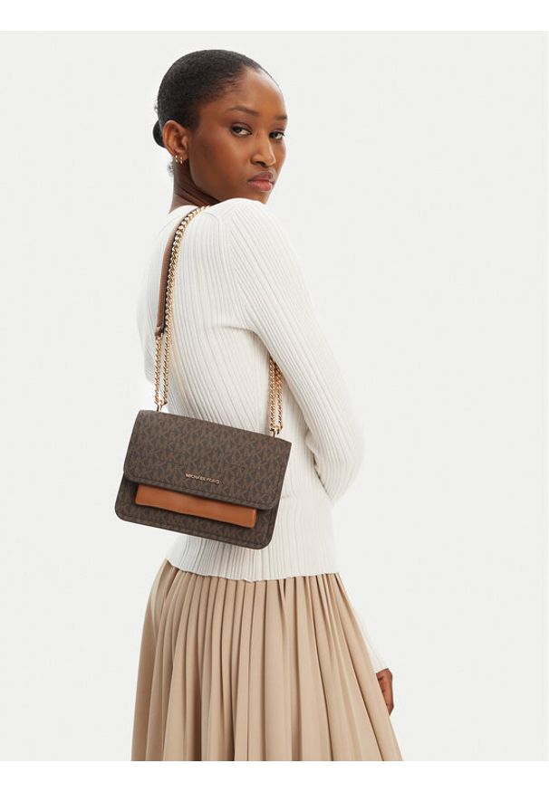 MICHAEL Michael Kors Torebka 32R5GC7C1B Brązowy. Kolor: brązowy. Materiał: skórzane