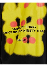 Hugo Bluza Ditrus 50519838 Czarny Oversize. Kolor: czarny. Materiał: bawełna #3