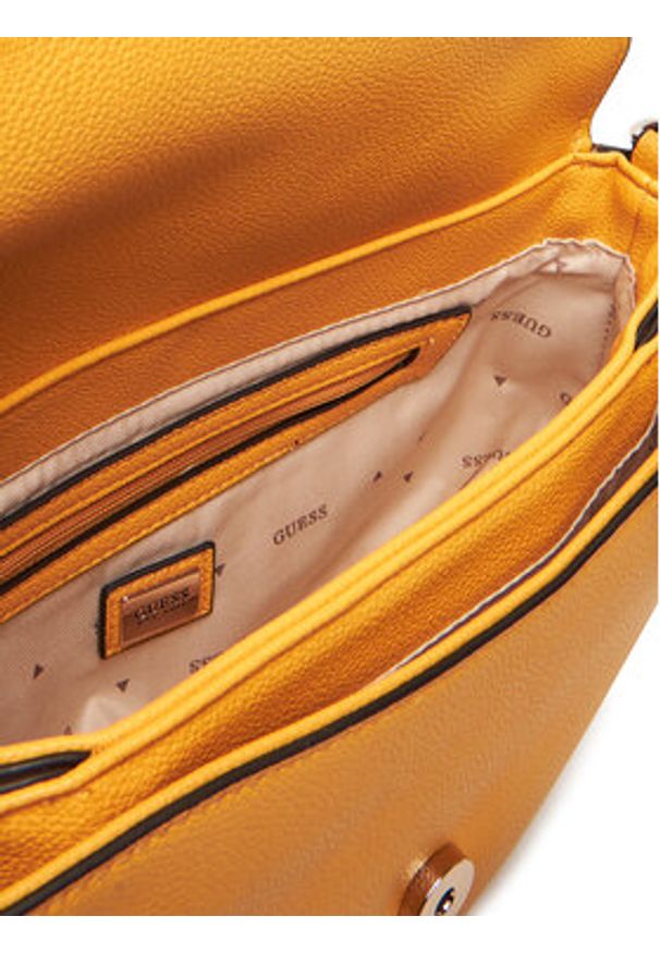 Guess Torebka Calebra HWBG95 36210 Żółty. Kolor: żółty. Materiał: skórzane
