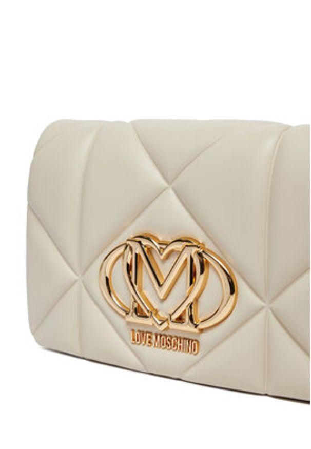 Love Moschino - LOVE MOSCHINO Torebka JC4043PP1MLC0110 Écru. Materiał: skórzane