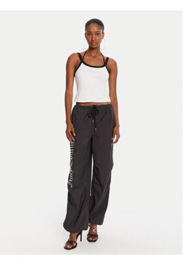 Juicy Couture Top Amira JCWCT225302 Biały Slim Fit. Kolor: biały. Materiał: bawełna