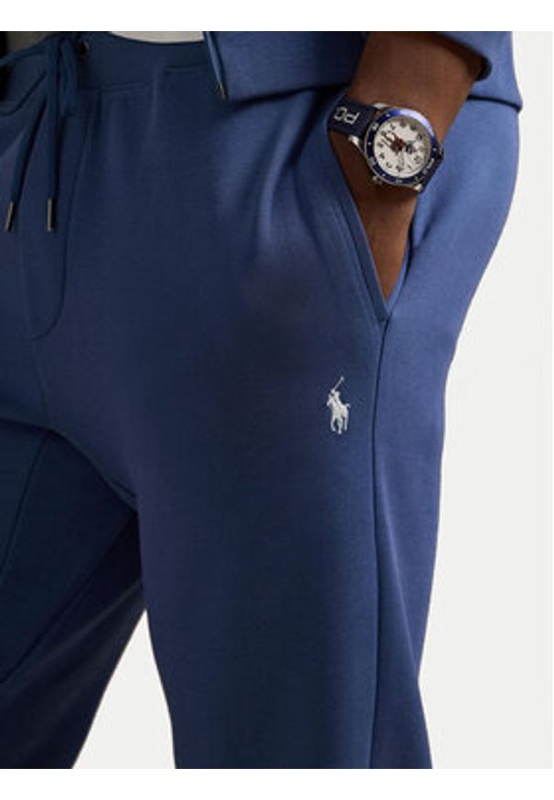 Polo Ralph Lauren Spodnie dresowe 710881518063 Niebieski Regular Fit. Kolor: niebieski. Materiał: bawełna, syntetyk