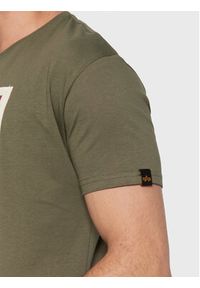 Alpha Industries T-Shirt Usn Blood 108507 Zielony Regular Fit. Kolor: zielony. Materiał: bawełna #3