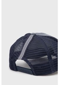 adidas Originals Czapka melanżowa. Kolor: niebieski. Materiał: materiał, włókno. Wzór: melanż