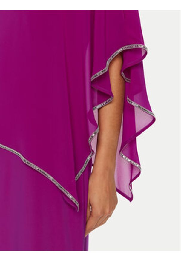 Joseph Ribkoff Sukienka koktajlowa 243797 Fioletowy Slim Fit. Kolor: fioletowy. Materiał: syntetyk. Styl: wizytowy