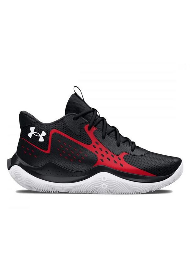 Buty Under Armour GS JET 23, Dla obu płci. Kolor: czerwony, wielokolorowy, czarny. Materiał: syntetyk, materiał. Sport: turystyka piesza