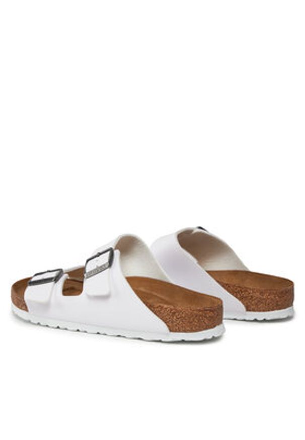 Birkenstock Klapki Arizona Birko-Flor 552681 Biały. Kolor: biały. Materiał: skóra