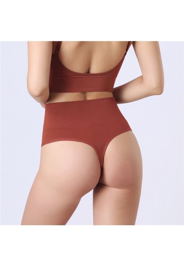 Intica - Stringi modelujące z wysokim stanem elastyczne na co dzień Maiu. Stan: podwyższony. Kolor: czarny. Materiał: materiał, tkanina