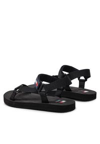 Tommy Jeans Sandały Tjm Casual Sandal EM0EM01399 Czarny. Okazja: na co dzień. Kolor: czarny. Materiał: materiał. Styl: casual #4