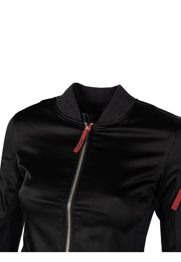 Diesel Bluza "T-Opuntia" | A06193-0BHAV | Kobieta | Czarny. Okazja: na co dzień, na spacer. Kolor: czarny. Materiał: acetat, elastan. Styl: elegancki, casual