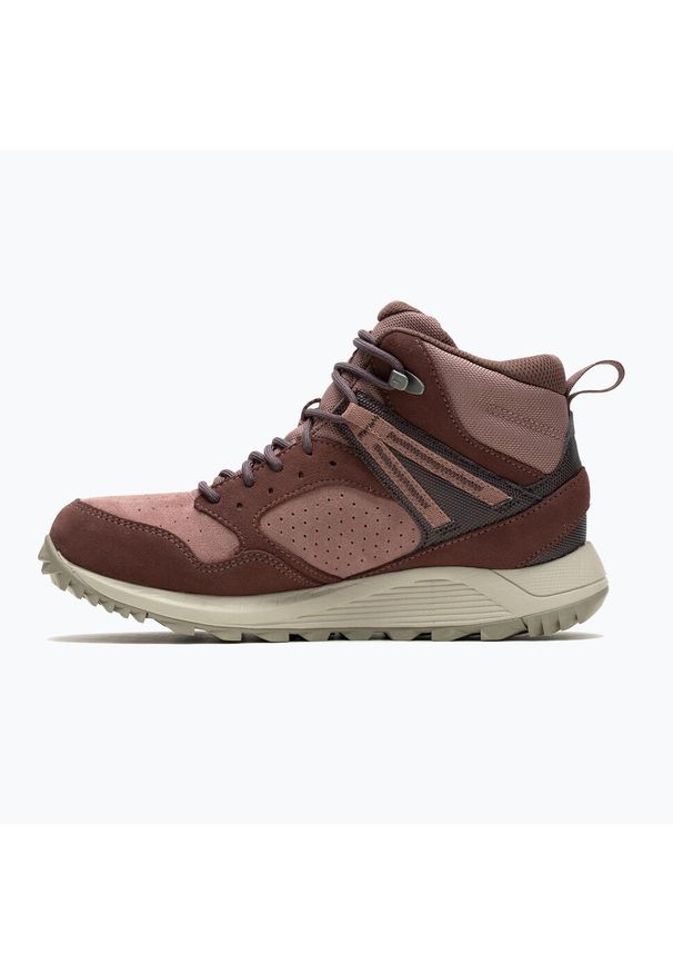 Buty turystyczne damskie Merrell Wildwood Mid Ltr Wp. Kolor: czerwony
