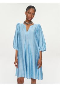 Karen by Simonsen Sukienka letnia Noma 10104922 Niebieski Relaxed Fit. Kolor: niebieski. Materiał: wiskoza, lyocell. Sezon: lato #1