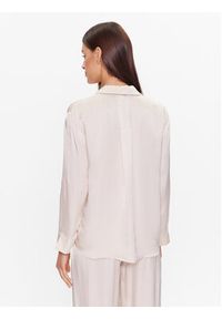 Etam Koszulka piżamowa 6537991 Beżowy Regular Fit. Kolor: beżowy. Materiał: wiskoza