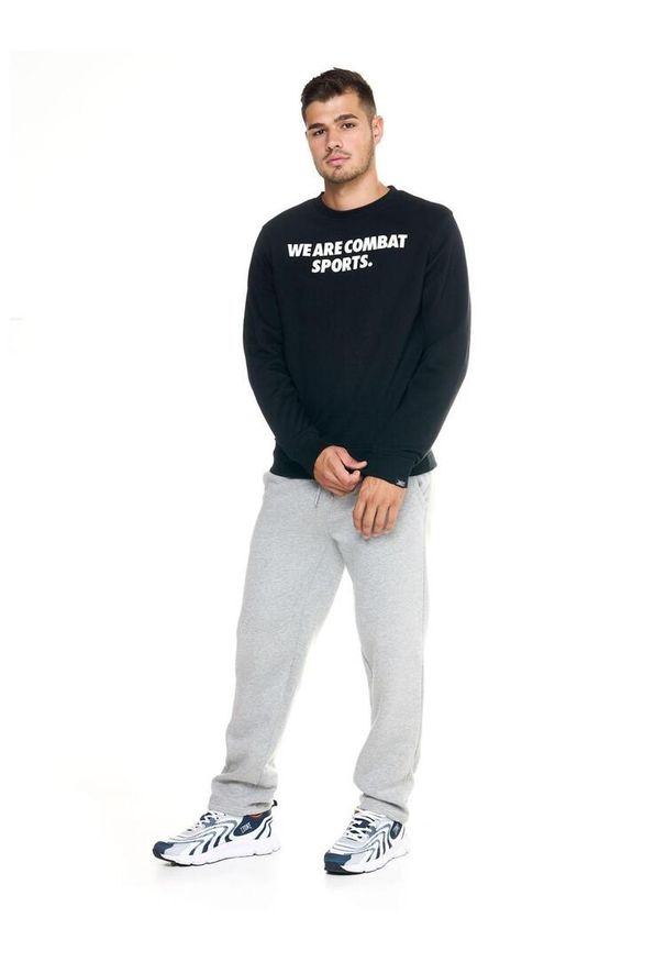 LEONE 1947 APPAREL - Męska bluza z okrągłym dekoltem Leone Urban. Kolor: czarny. Materiał: tkanina. Sport: fitness