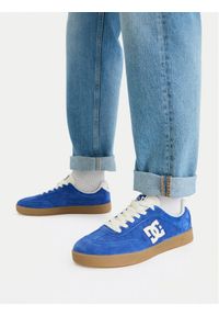 DC Shoes Sneakersy EO-MP40-853SHC Niebieski. Kolor: niebieski. Materiał: skóra, zamsz #1