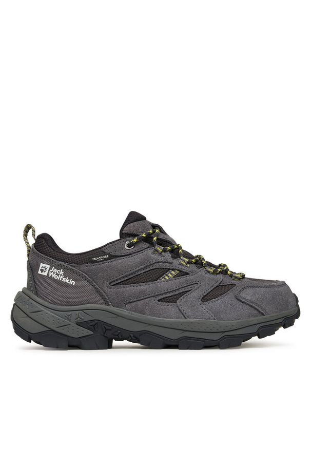 Trekkingi Jack Wolfskin. Kolor: szary. Sport: turystyka piesza