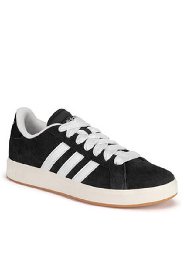 Adidas - adidas Sneakersy GRAND COURT BASE 00S IH6184 Czarny. Kolor: czarny. Materiał: zamsz, skóra