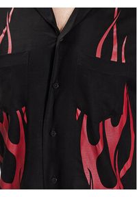Vision Of Super Koszula VS00507 Czarny Regular Fit. Kolor: czarny. Materiał: wiskoza