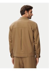 Hugo - HUGO Kurtka przejściowa Juliano243F1 50555258 Beżowy Slim Fit. Kolor: beżowy. Materiał: syntetyk #4