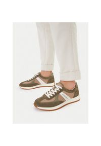 Sneakersy Guess Jeans. Kolor: brązowy #1