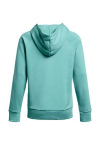 Under Armour - Bluza Z Kapturem Damska Polar Rival. Typ kołnierza: kaptur. Kolor: zielony. Materiał: polar