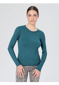 Sinsay - Sweter - zielony. Kolor: zielony