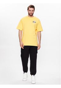 New Era T-Shirt Heritage Bear Graphic 60332232 Żółty Oversize. Kolor: żółty. Materiał: bawełna #4