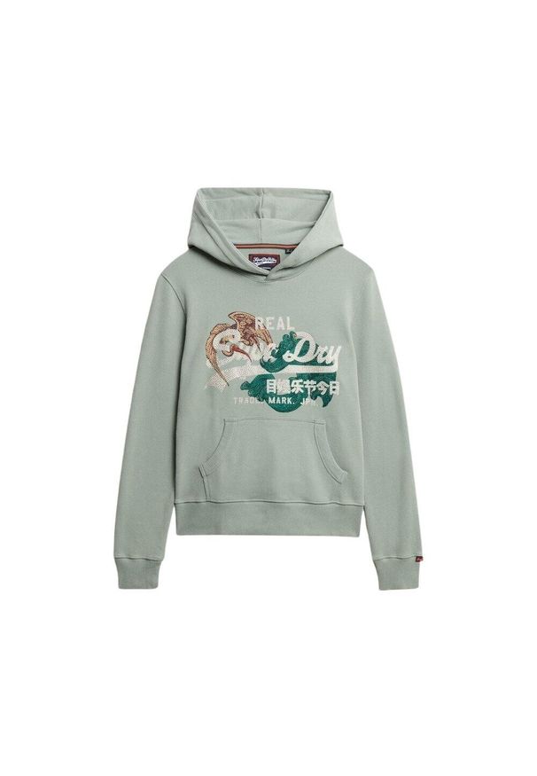 Bluza damska Superdry Tokyo Vl. Kolor: zielony