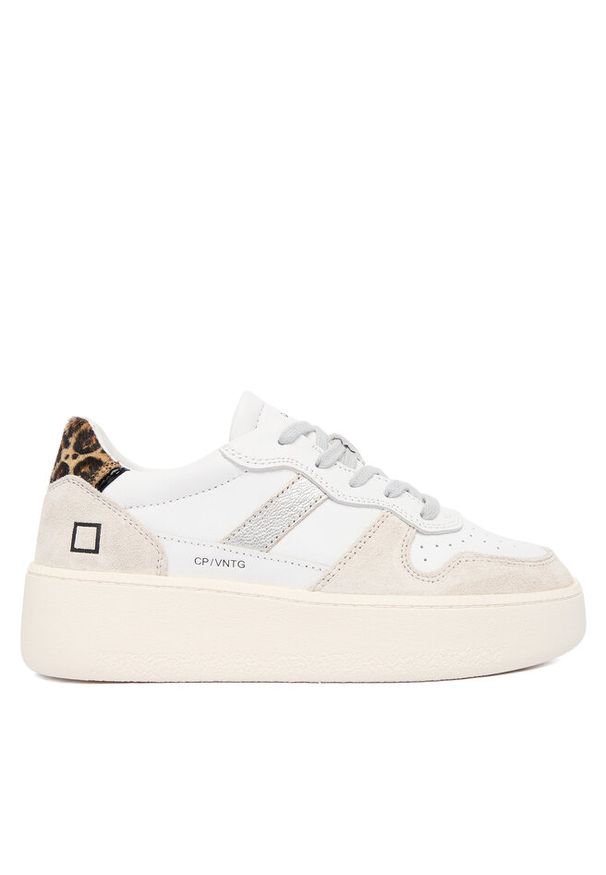 Sneakersy D.A.T.E.. Wzór: kolorowy. Obcas: na platformie