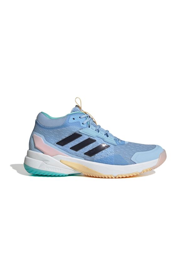 Adidas - Damskie buty halowe adidas Crazyflight 6 Mid. Kolor: niebieski. Sport: siatkówka