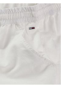 Tommy Jeans Spodnie materiałowe DW0DW20352 Écru Regular Fit. Kolor: kremowy. Materiał: bawełna #5
