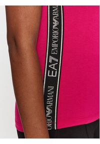 EA7 Emporio Armani T-Shirt 6RTT25 TJKUZ 1419 Różowy Regular Fit. Kolor: różowy. Materiał: syntetyk, wiskoza #6