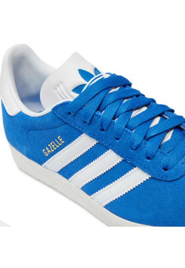 Adidas - adidas Sneakersy Gazelle IG2093 Niebieski. Kolor: niebieski. Materiał: zamsz, skóra. Model: Adidas Gazelle