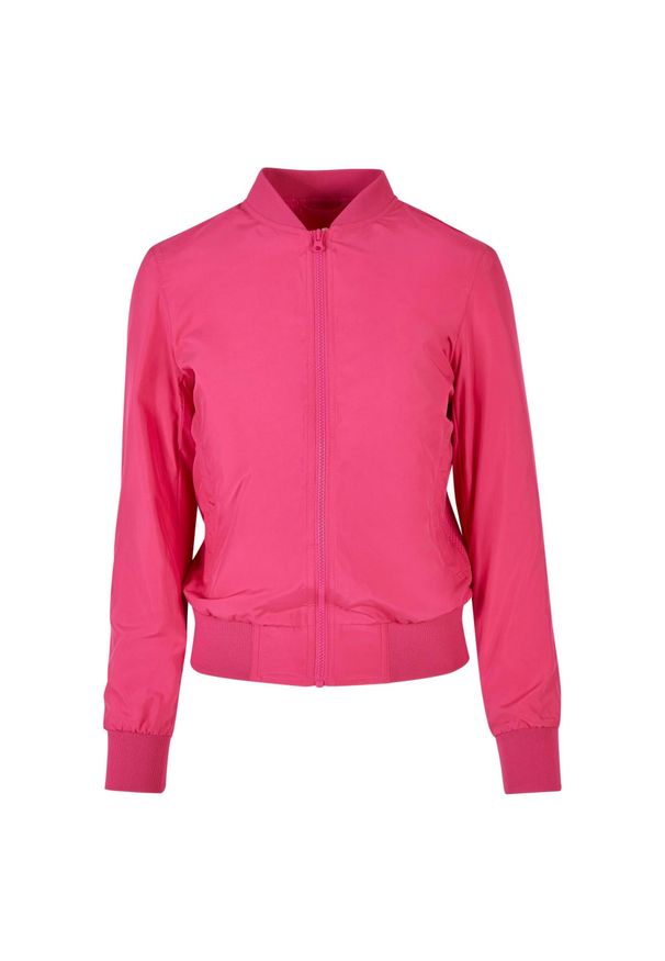 Urban Classics - Kurtka Bomberka Damska Lights. Kolor: różowy. Sport: turystyka piesza