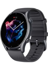 AMAZFIT - Smartwatch Amazfit GTR 3 Czarny (W1971OV1N). Rodzaj zegarka: smartwatch. Kolor: czarny