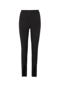 Born2be - Czarne Spodnie Cygaretki Phalalphia. Kolor: czarny. Długość: długie. Wzór: aplikacja #5