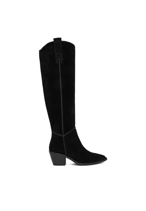 Badura Kozaki C-ANIYA-DX01381 Czarny. Kolor: czarny. Materiał: zamsz, skóra