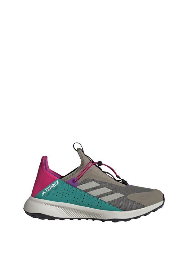 Adidas - Terrex Voyager 21 Slip-On HEAT.RDY Travel Shoes. Zapięcie: bez zapięcia. Kolor: różowy, beżowy, wielokolorowy, niebieski. Materiał: materiał. Model: Adidas Terrex