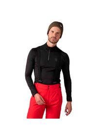 Koszulka termoaktywna Rossignol Classique 1/2 Zip czarna. Kolor: czarny. Sezon: zima. Sport: narciarstwo #1