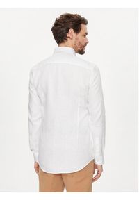 BOSS - Boss Koszula H Hank Kent C1 214 50490234 Biały Slim Fit. Typ kołnierza: kołnierzyk klasyczny. Kolor: biały. Materiał: len #3