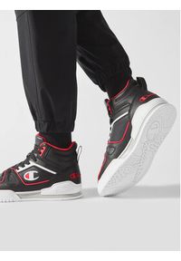 Champion Sneakersy Mid Cut Shoe 3 Point Mid S22119-KK002 Czarny. Kolor: czarny. Materiał: skóra #5